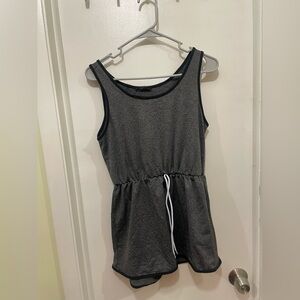Grey and black short dress Size large